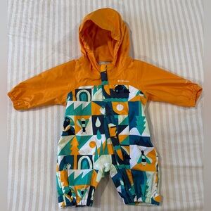 Columbia infant critter jitters II rain suit, 0-3m